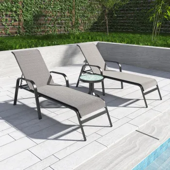 Foldable Beach Lounge Chairs for Pool and Outdoor Use