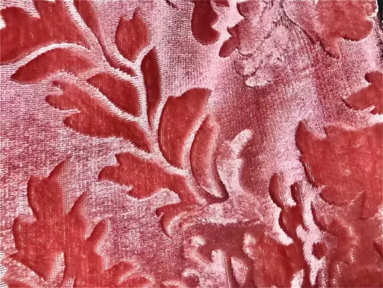 dyed printing Jacquard flocking fabric