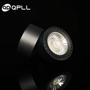 Adjustable LED Recessed Track Spotlight - Anti Glare COB Downlight (20W-30W)