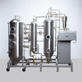 Double effect evaporation system