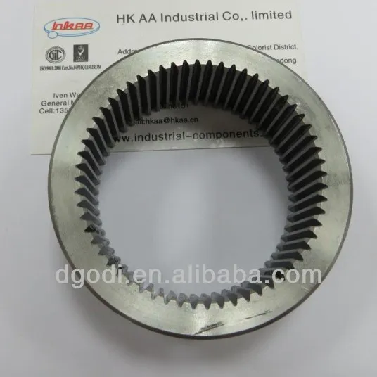 steel inner internal spline gear, annular gear