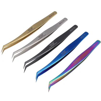 Stainless Steel Original VETUS Tweezers Pincet Pinzas VETUS MCS-19 Precision Tweezers For Electronic Mobile Phone Repair Tools