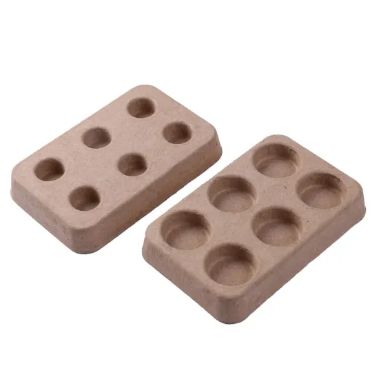 Pulp Gold Foil Embossing Stamping Packaging Box Insert