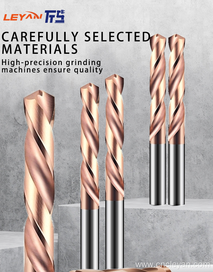 3 Diameters 11.1mm--20.0mm Solid Drill Bits Coolant Hole