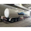 60000L 3 محاور LPG صهريج مقطورات