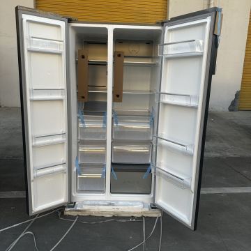 690L 110V Double-door Refrigerator and Freezer: Household and Commercial Smart Chiller Ice Maker Machine