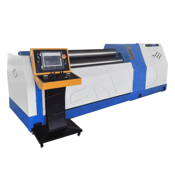 2024 High Quality W12 NC Sheet Metal Steel Hydraulic CNC 4 Roller Plate Rolling Bending Machine