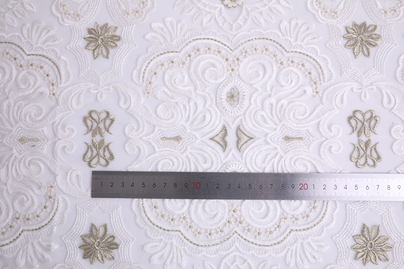Compound Silk Thread Embroidery Fabric