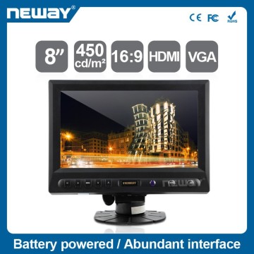 8 inch touch lcd monitor for car kit VGA touchscreen lcd monitor