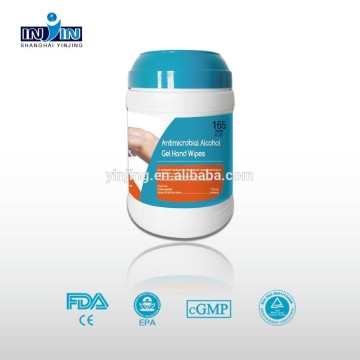 Antimicrobial hand tissue, medicated tissues