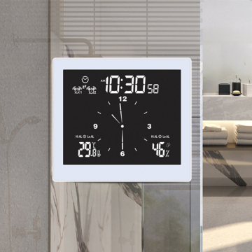 Waterproof Shower Timer and Thermometer with Suction