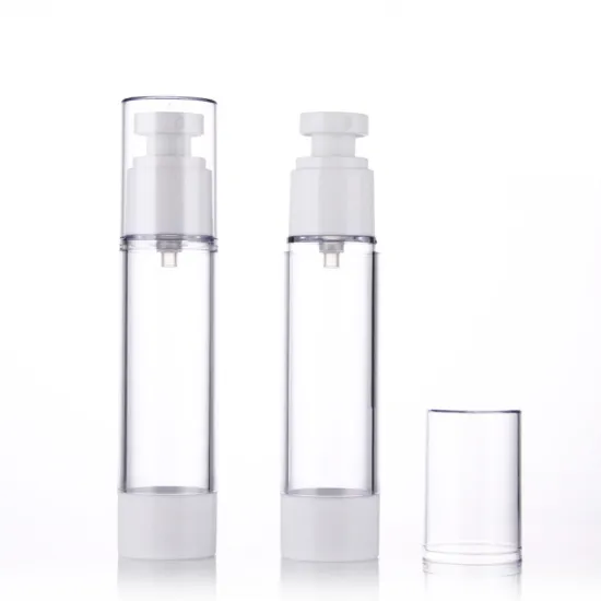 30ml 50ml 80ml 100ml 120ml empty plastic airless pump bottle beauty packaging for skin care