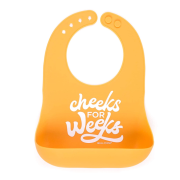 Bibs de bebê de silicone confortáveis ​​impermeáveis ​​personalizados