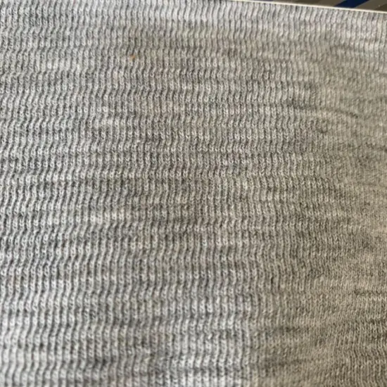 Cotton Double Face Grey Knit