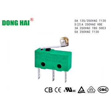 Субмініятурны тэрмінал хуткага падключэння мікрапераключальніка