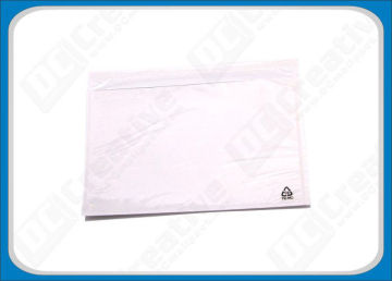 Clear Self-adhesive Packing List Envelope Document Enclosed Pouch For Express, Logistics