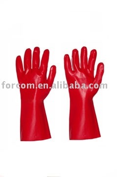 working glove coated PVC, PVC glove, safety glove, industrial glove