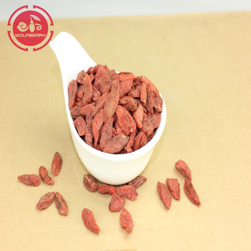 Nutrição de vitaminas com pouca gordura Goji berries