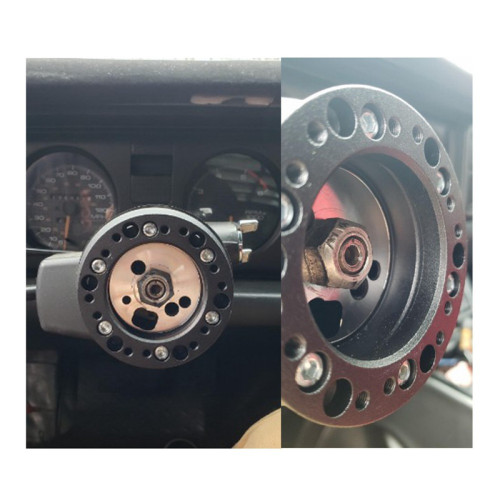 Car converting steering wheel hub adapter