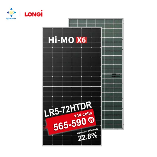 Longi High Efficiency Solar Panels: 565W to 590W, 144 Cells - All Black, Half Cell, Dual Glass Design