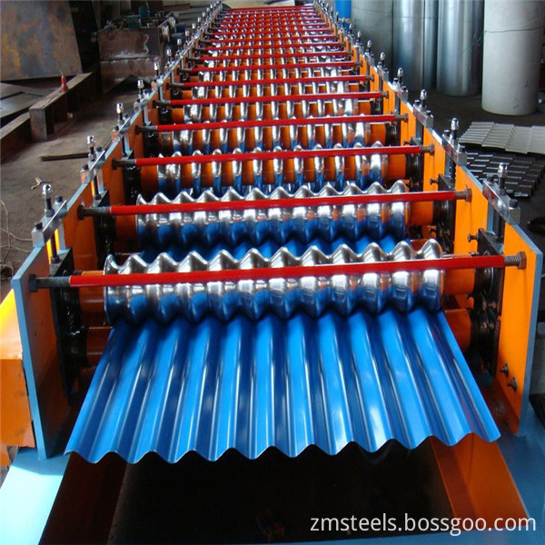 corrugated steel roofing sheets