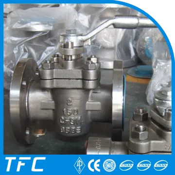 double flange API 599 plug valve