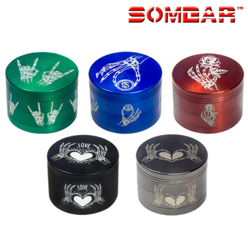 GZ010554SK hand metal herb smoke tobacco Grinder