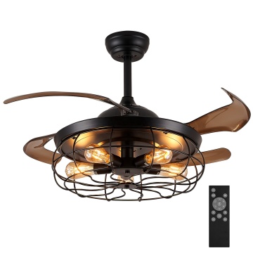 USA Free Shipping: Industrial Style Fan Lights for Bedrooms, Living Rooms, and Dining Rooms