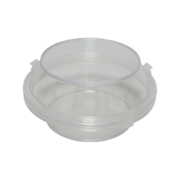 80x40mm Round Plastic Transparent Membrane Box Jewelry Packaging Box