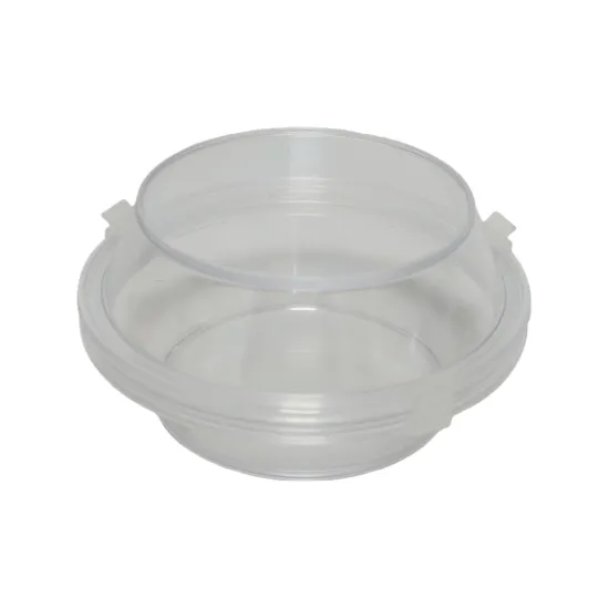80x40mm Round Plastic Transparent Membrane Box Jewelry Packaging Box