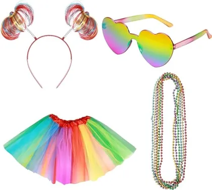 Women Kids Headband TUTU Costume Accessories Set