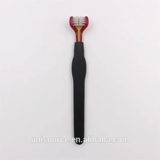 Triple Head Single Hand Pet Toothbrush