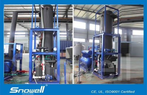 10t/d Heavy Duty Commercial Tube Ice Machines For Ice Making , Saving Energy