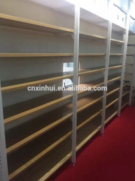 High quality gondola shelving metal wooden display rack store display shelves store furniture