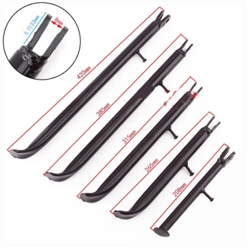 Motosiklet Yan Kickstand Braket Ayak Destek Çerçevesi Stand 208/265/115/385/420mm Motosiklet Destek Tarafı
