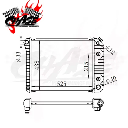 New All Aluminum Car Radiator for Buick Skylark 1964-1979 - AT 3031644 3020455 CU415