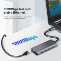 Aluminium10-in-1 Type-C-Hub Adapte 도킹 스테이션