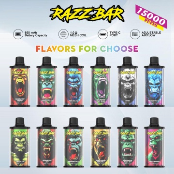 Razzbar Vape Bar15000 15K-Puffs Big Puff Digital Box