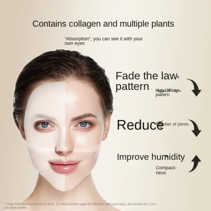 OEM BANGWEI White Bio-Collagen Disposable Overnight Facial Sheet Mask