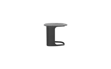 Modern Glam Marble C-Table End Table