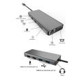 Portable USB-C Docking Station met dubbele HDMI VGA