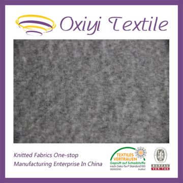 Good quality solid cvc8020 weft velour plain dying fabric