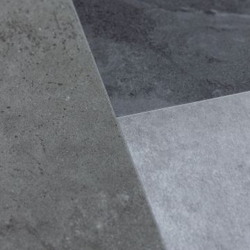 Waterproof Laminate Deep Embossed Black Marble SP flooring