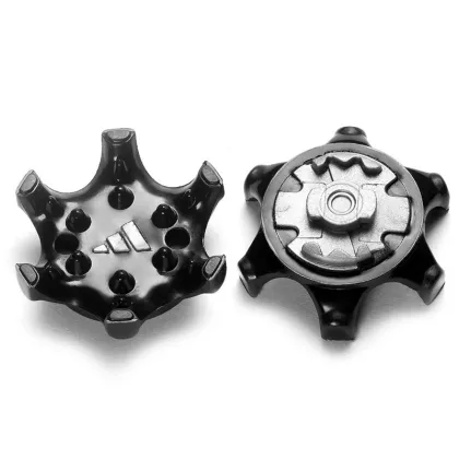 Hot Sale Golf Shoes: TPU Black & White with Spike Receptacle, Cleat Shoes, and 1/4 Turn Fast Golf Spikes - Replacement Accessory Available