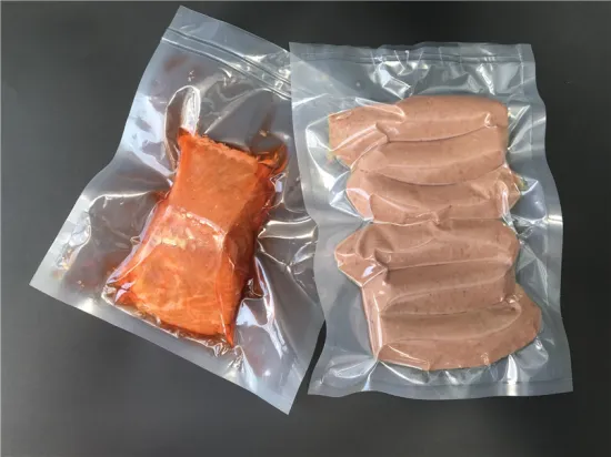 Biodegradable Compostable Vacuum Freezer Bags With Zipper