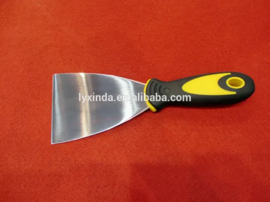 ice/coconut scraper with fiber/rubber handle/putty knife