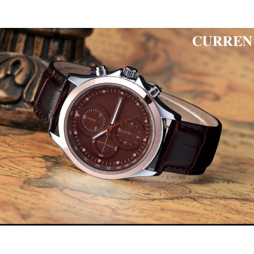 curren diamond master men watch japan movt quartz wristwatch