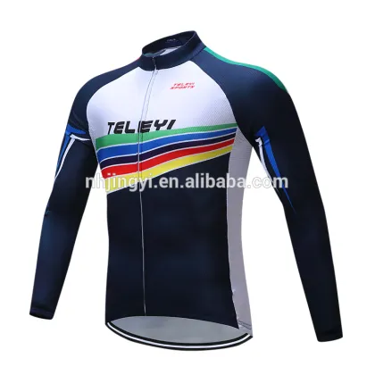 good quality racing cycling super sports upper long sleeves jersey