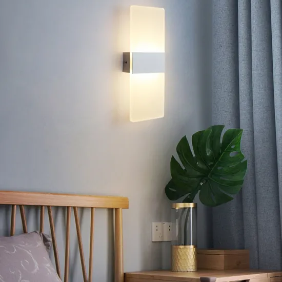 Modern Wall Light Corridor Bedroom Vanity Fixture - Black Sconce LED Indoor Wall Lighting