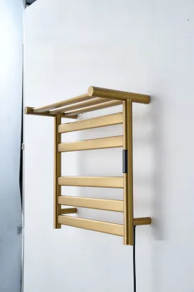 Smart Towel Rack with Temperature Display